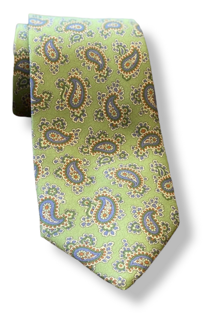 R. Hanauer Gifford Pine Necktie: Green