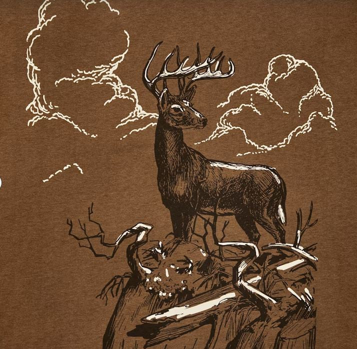 Filson Frontier Graphic T-Shirt: Gold Ochre/Deer