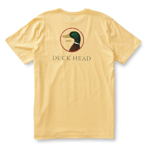 Duckhead Logo Short Sleeve T-Shirt: Golden Yellow