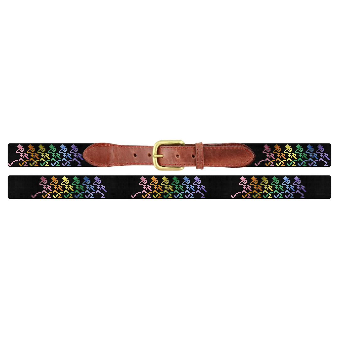 Smathers and Branson Grateful Dead Dancing Skeletons Belt: Black