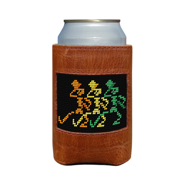 Smathers and Branson Grateful Dead Dancing Skeletons Drinking Can Cooler: Black