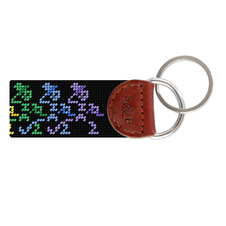 Smathers and Branson Grateful Dead Dancing Skeletons Key Fob: Black