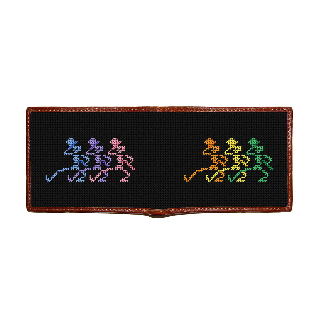 Smathers & Branson Grateful Dead Dancing Skeletons Wallet: Black
