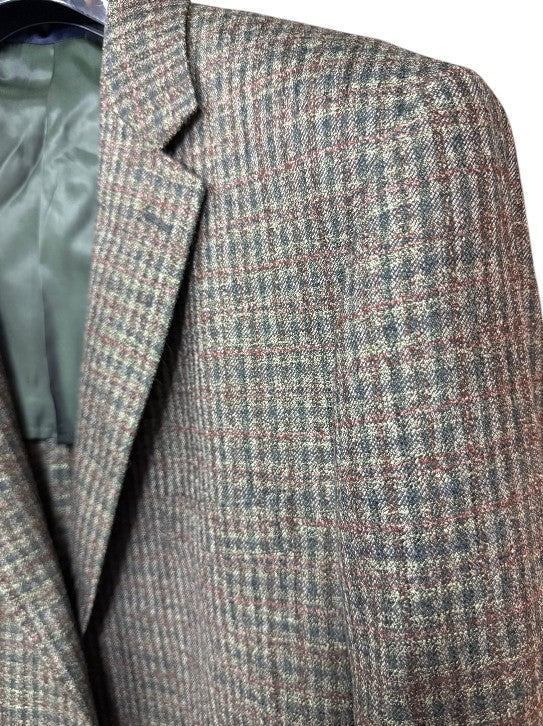 Maxdavoli by Maxman Botto Giuseppe Soft Coat: Green Plaid