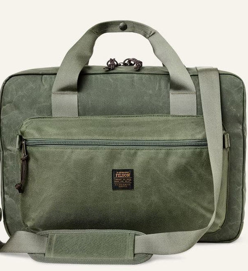 Filson Surveyor Pullman Pack Bag: Service Green