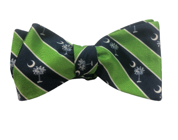 Craig Reagin South Carolina Palmetto Bowtie: Green Stripe