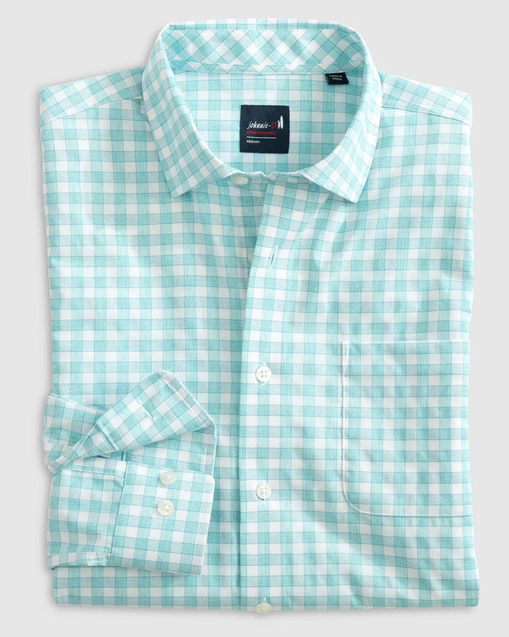 Johnnie-O Ashworth Performance Button Up:Haze