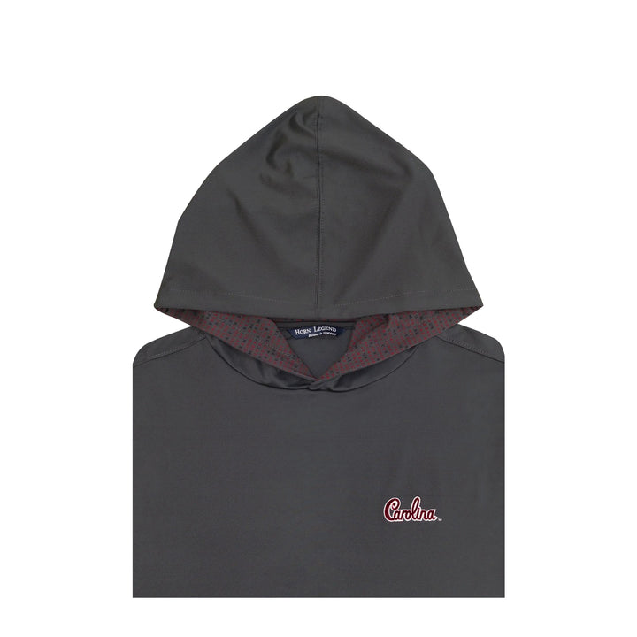 Horn Legend Unversity of South Carolina Performance Hoodie: Charcoal