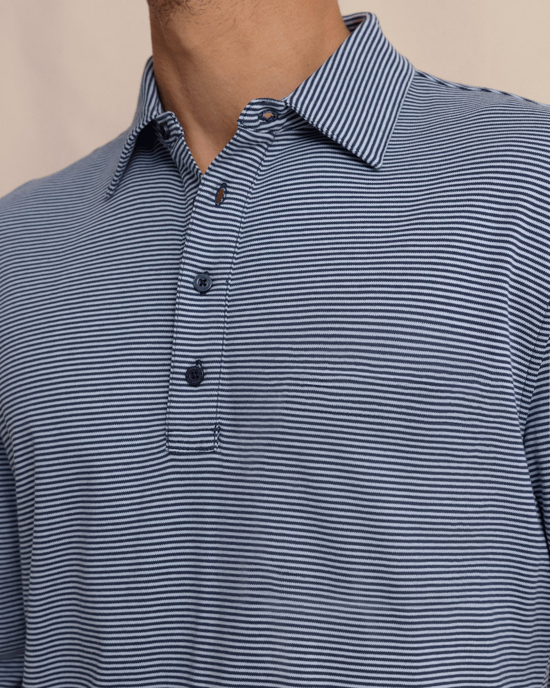 Southern Tide Sandy Kay Popover Sportshirt: Dress Blue