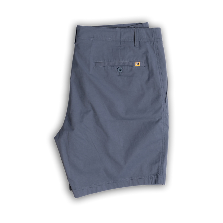 Duckhead Harbor Performance Short - Slate Blue