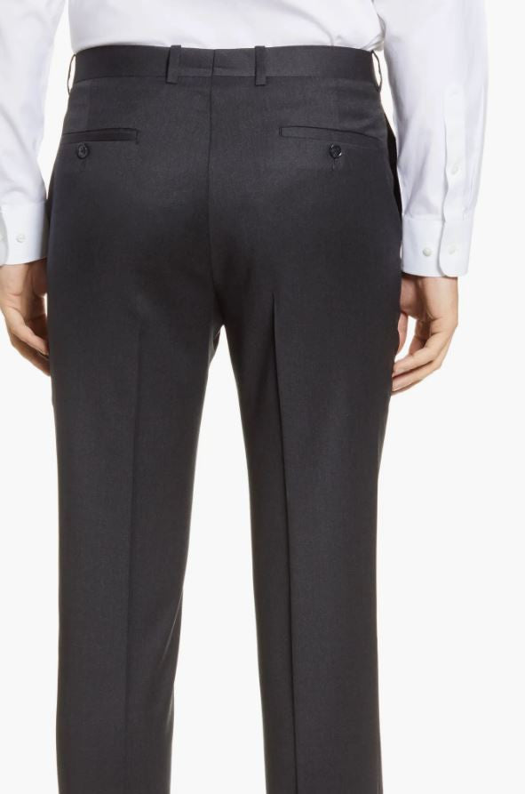 Peter Millar Harker Dress Pant: Dark Grey