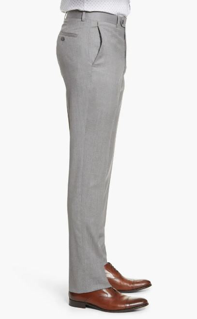 Peter Millar Harker Dress Pant: Light Grey