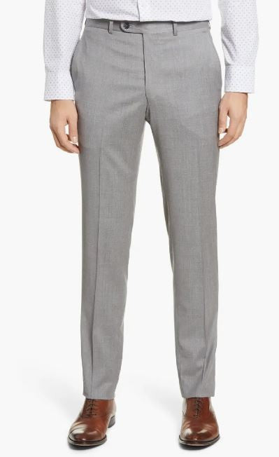 Peter Millar Harker Dress Pant: Light Grey