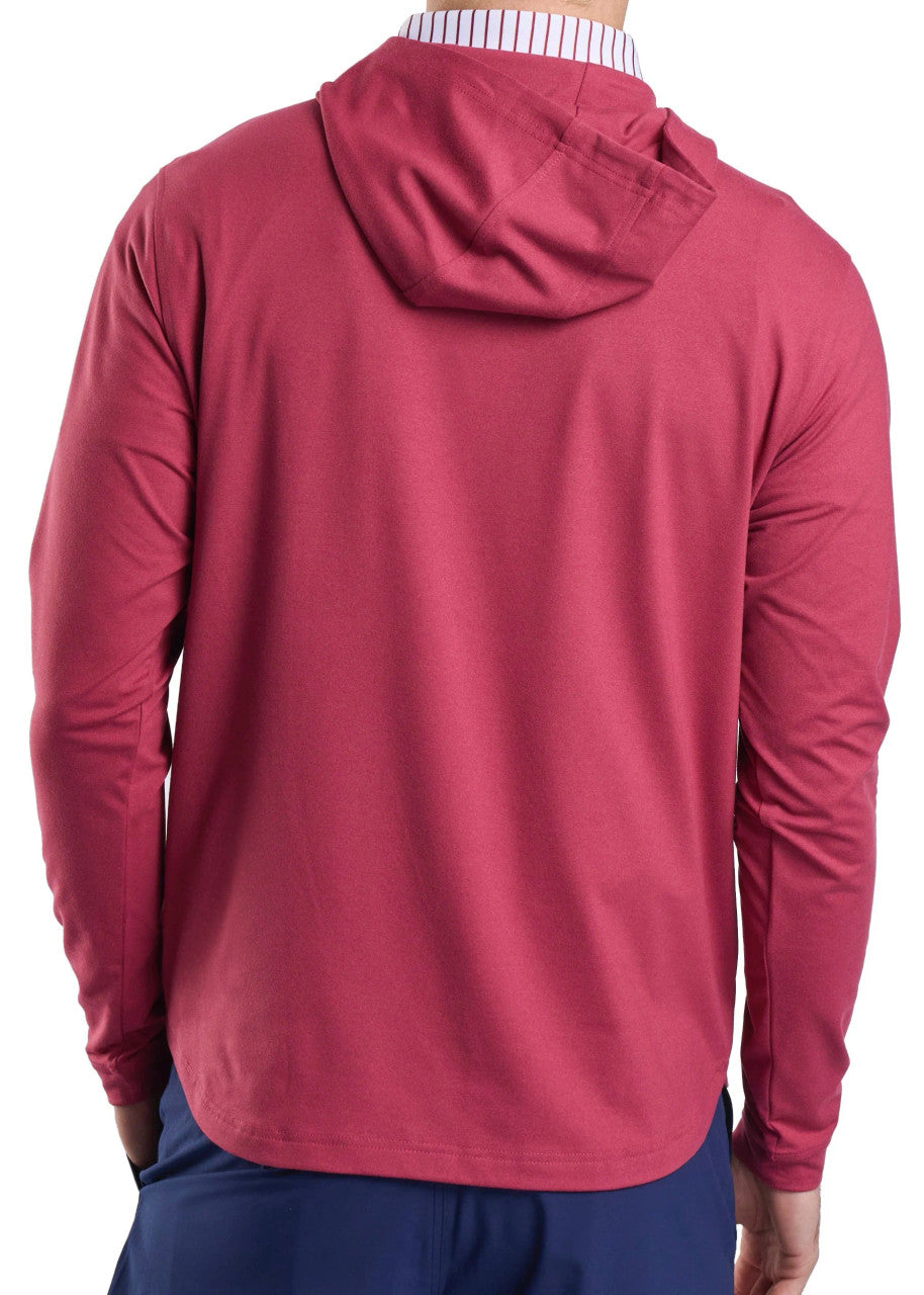 Harlestons Sport Hoodie: Rutledge Red