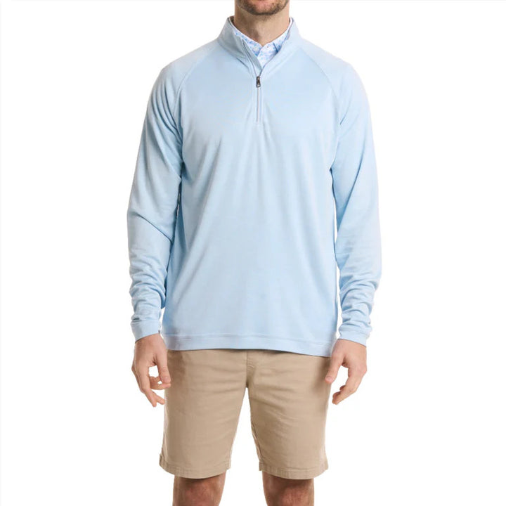 Harlestons Seaside Pullover: Carolina Blue