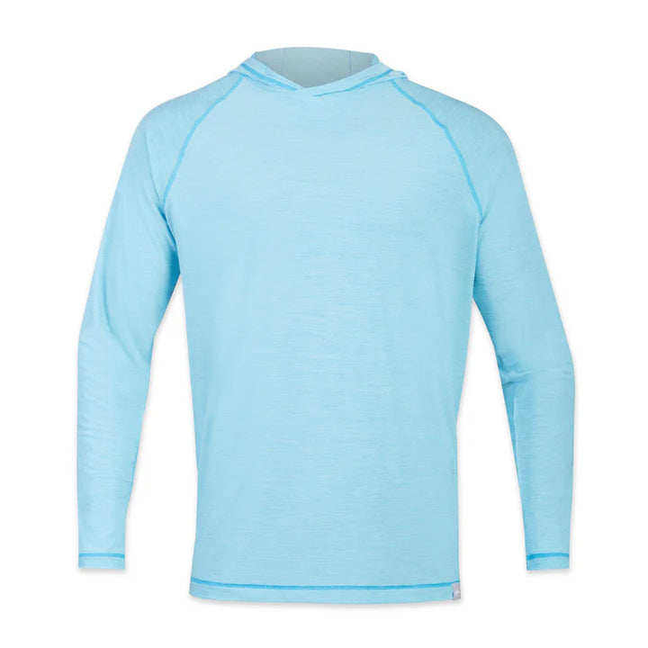 Harlestons The Marsh Hoodie: Sea Island Blue