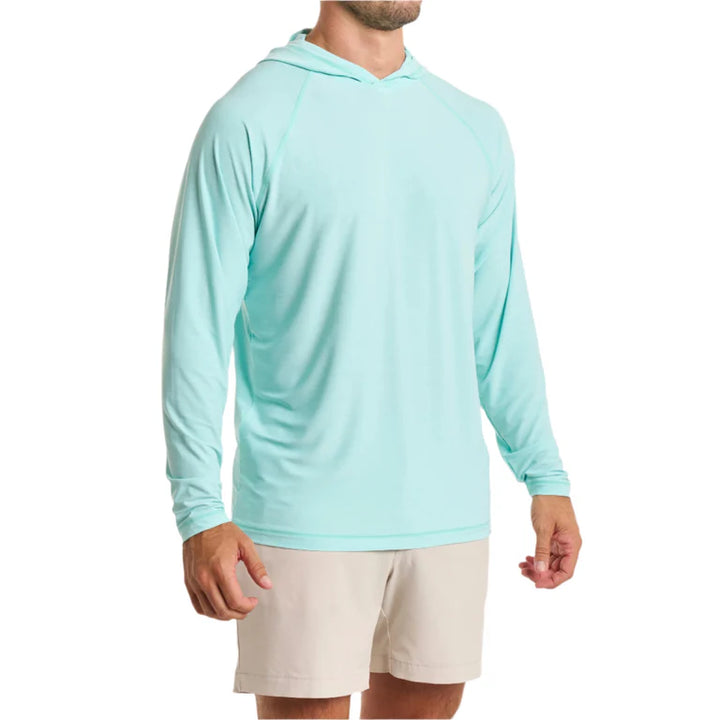 Harlestons The Marsh Hoodie: Aqua