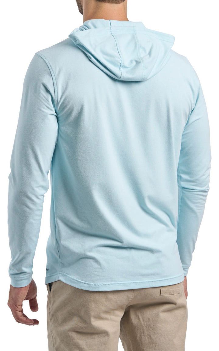 Harlestons Sport Hoodie: Sky Blue