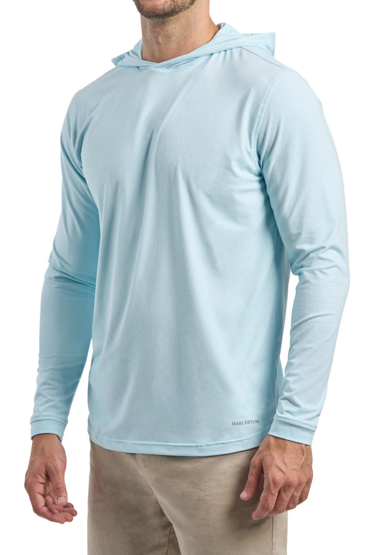 Harlestons Sport Hoodie: Sky Blue