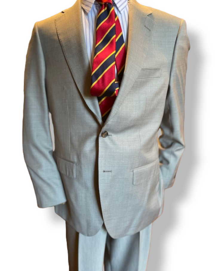 Maxdavoli by MaxMan Heather Grey Solid Suit