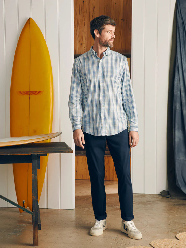 Faherty Movement™ Shirt: High Rock Plaid