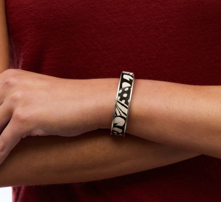 Brackish Homer Thin Cuff: Silver