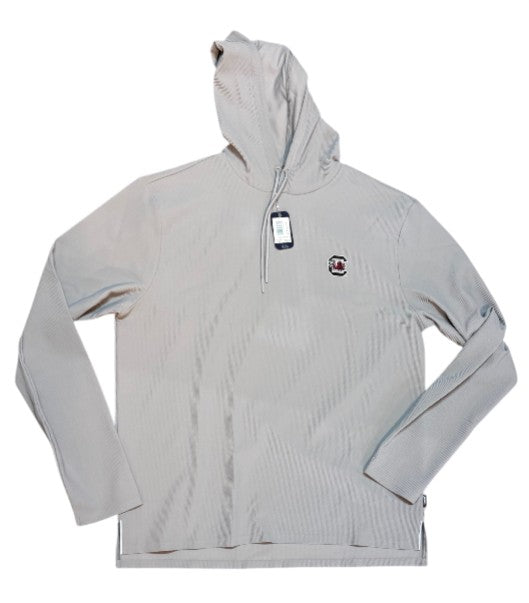 Johnnie-O University of South Carolina "Block C" Hoppin Performance Drawstring Hoodie: Seal
