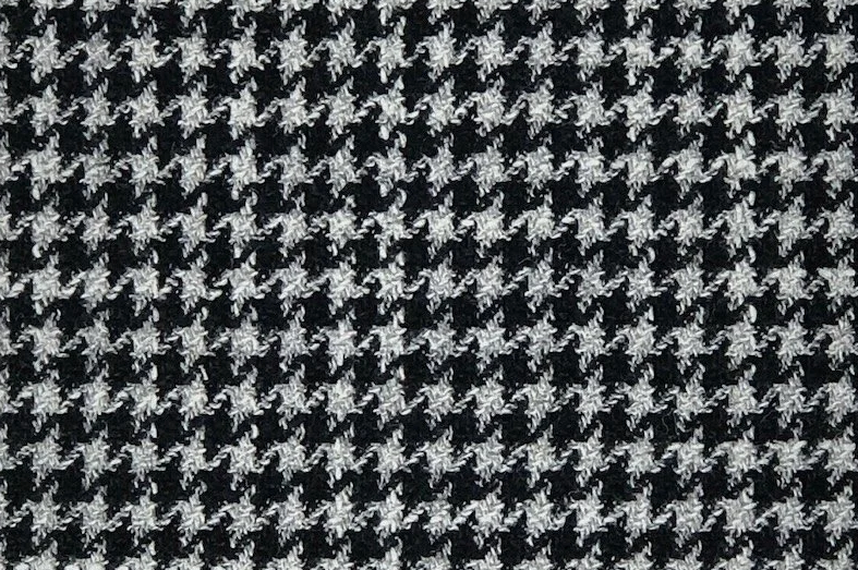 Maxdavoli by Maxman F. LLI Cerruti Soft Coat: Black Houndstooth