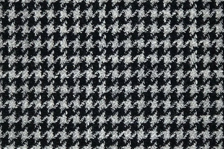 Maxdavoli by Maxman F. LLI Cerruti Soft Coat: Black Houndstooth