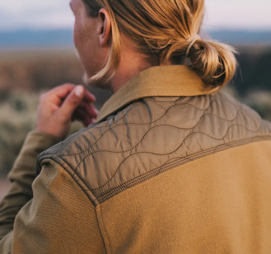 Howler Brothers Quintana Quilted Flannel: Teak