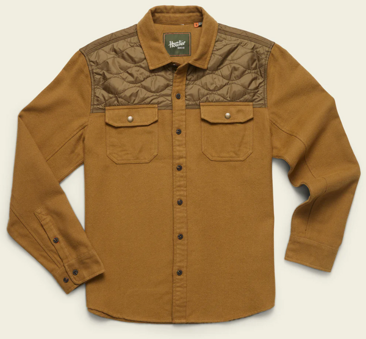 Howler Brothers Quintana Quilted Flannel: Teak