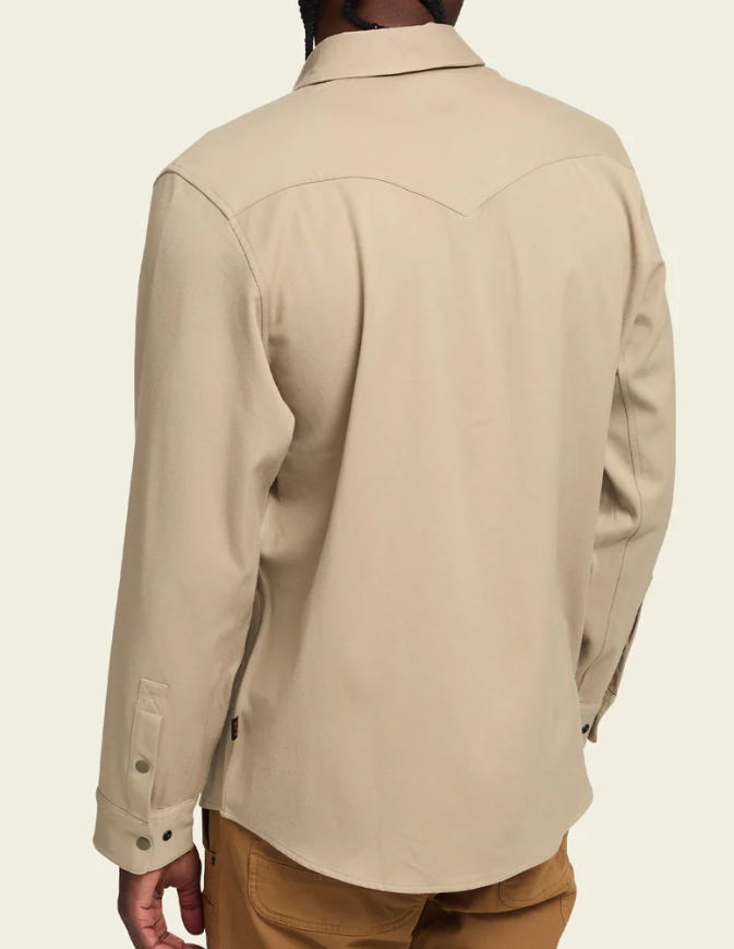 Howler Brothers Stockman Stretch Snapshirt: Putty