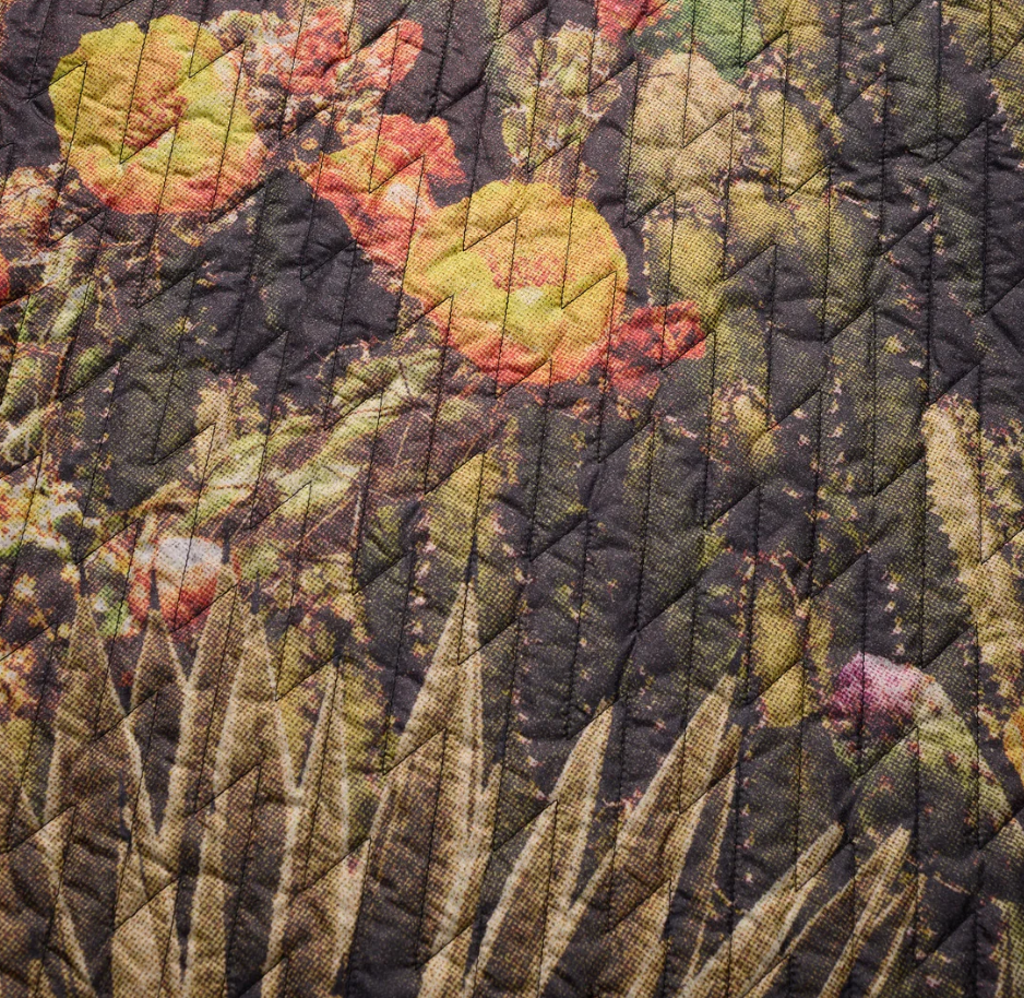 Howler Brothers Voltage Quilted Pullover: Cactus Mob