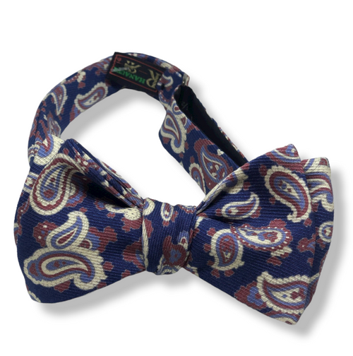 R Hanauer Hutton Pine Bowtie: Navy