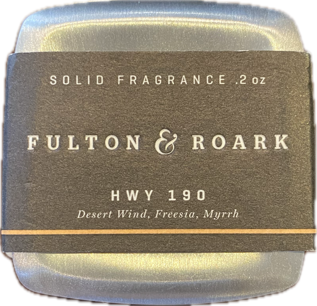 Fulton and Roark .2 Oz Solid Cologne: Highway 190