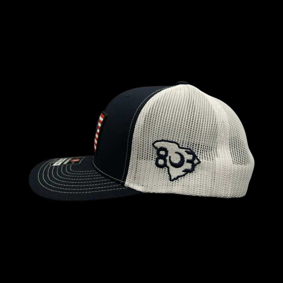 Hometown 803 South Carolina Patriotic Trucker Hat: Navy