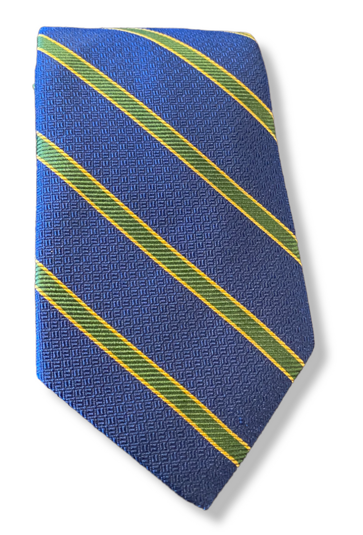 R. Hanauer French Blue Dorado Stripe Tie