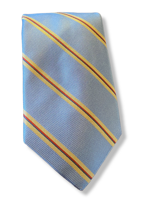 R. Hanauer Cobalt Brampton Stripe Tie