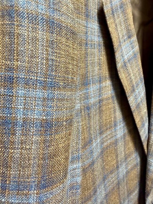 MaxDavoli By Maxman Carlo Barbera Soft Coat: Brown Plaid