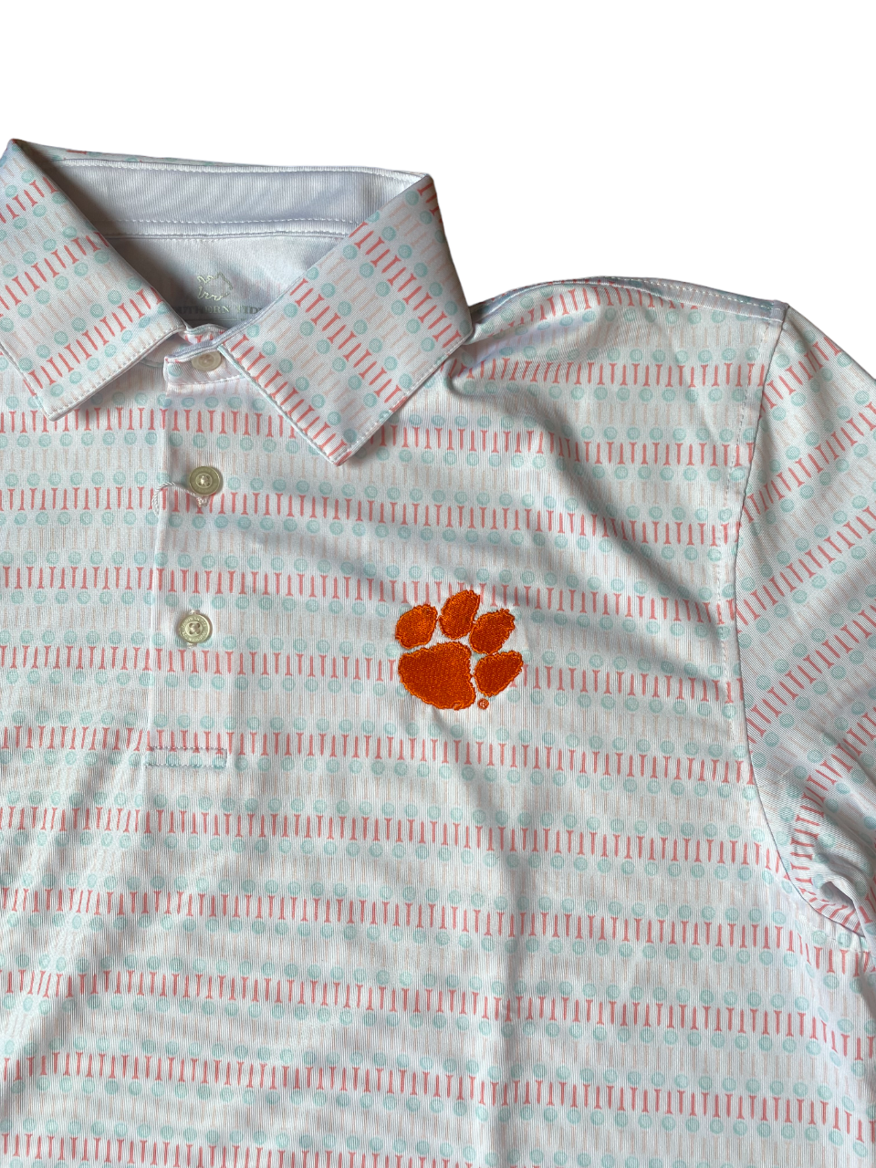 Southern Tide Best Ball Clemson University: Classic White