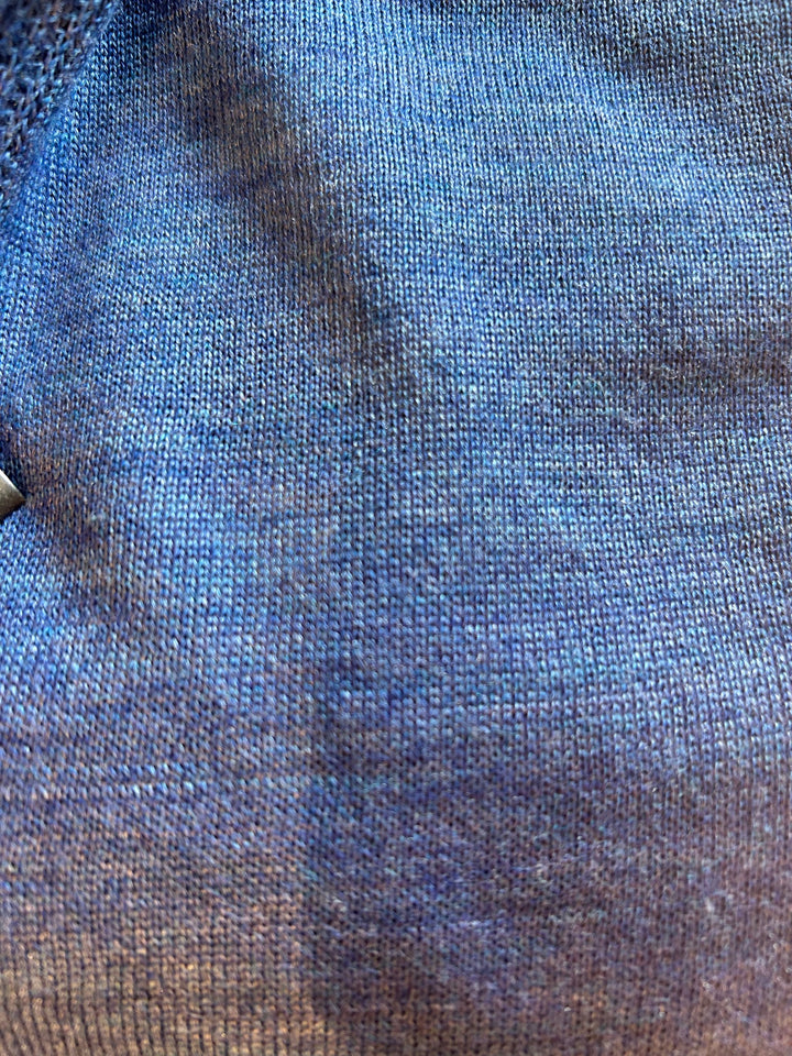 Peru Unlimited Baby Alpaca 1/4 Zip: Marine Blue