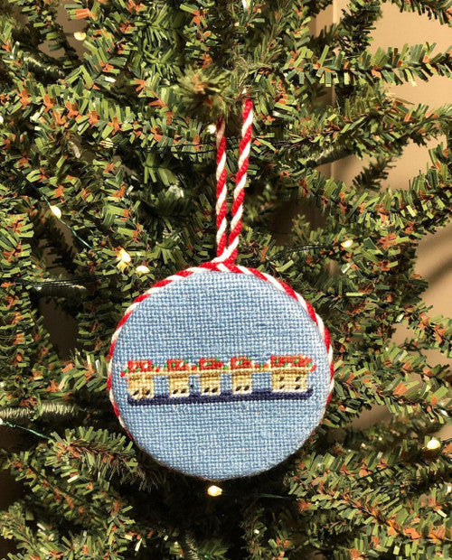 Smathers and Branson Needlepoint Christmas Ornament -Lake Murray Towers w/ Lights