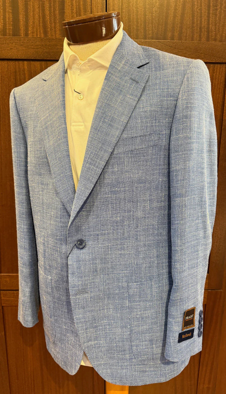Max Davoli Drago Soft Coat: Blue