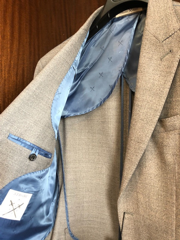 Strong Suit Reda Hopsack Sportcoat - Taupe