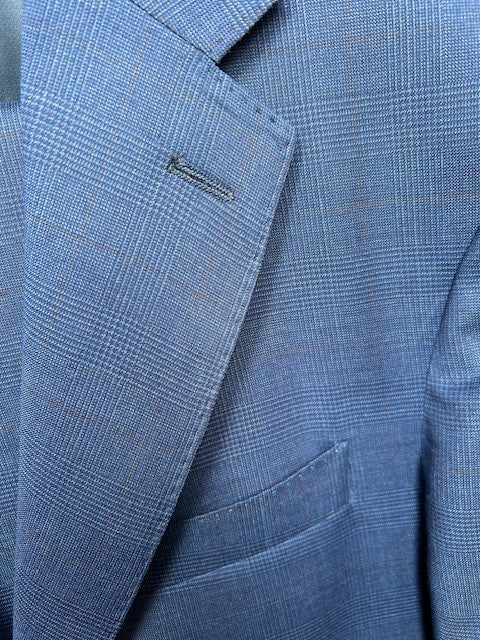 Peter Millar Hartford Suit: Blue Glen Plaid