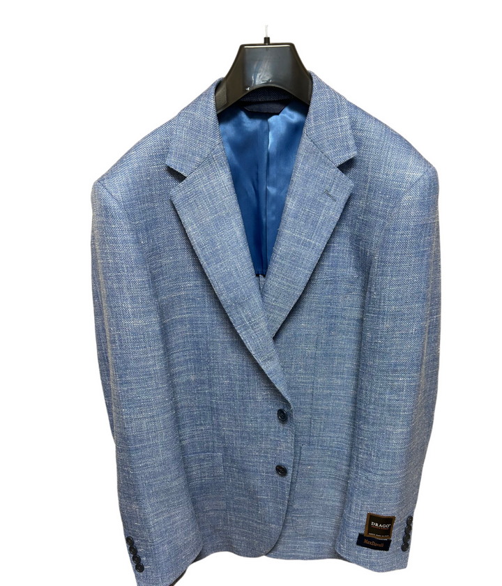 Max Davoli Drago Soft Coat: Light Blue