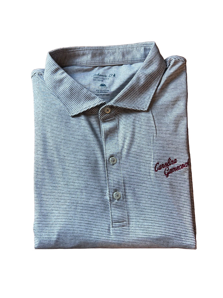 Johnnie-O University of South Carolina "Vault Logo" Lyndon Polo: Charcoal