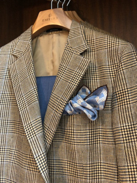 Empire Khaki/Blue Plaid Sportcoat