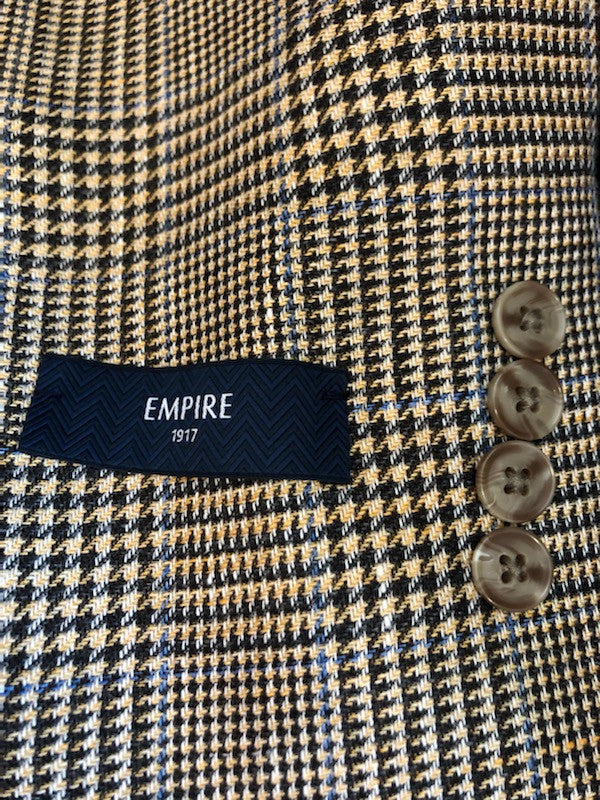 Empire Khaki/Blue Plaid Sportcoat