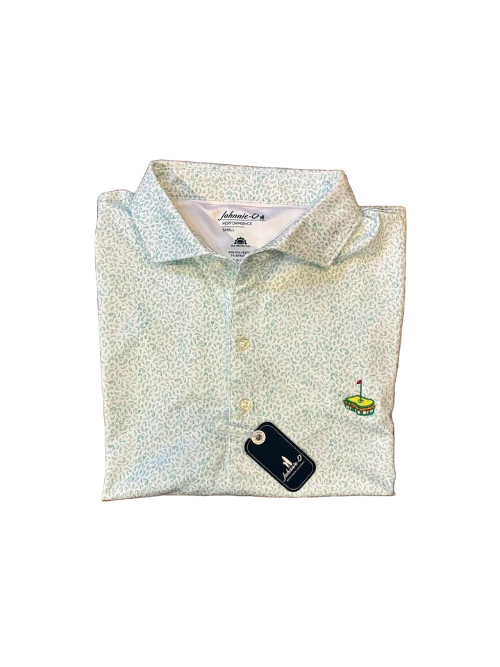 Johnnie-O Performance Jersey Polo with Pimento Cheese - Prawn: Cilantro